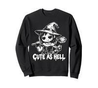 Mignonne sorcière Gothique Kawaii Witchcraft Goth Sweatshirt