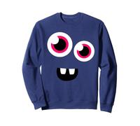 Mignonne tête de Monstre Oeil drôle Halloween Enfants Homme Sweatshirt
