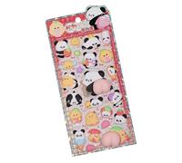 Mignons Autocollants 3D,Autocollants Panda Derrière Décorations - Décalques de Récompense Animaux - pour Journal Coque Téléphone Carnet Ordinateur Portable Cadeaux Fête Prix