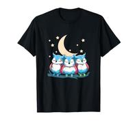 Mignons Hiboux Transgenres sous Le Croissant De Lune Pride T-Shirt