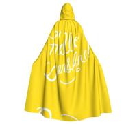 Migpkd Goodlooking Hello Sunshine Longue cape à capuche pour adulte Cape d'Halloween pour cosplay Unisexe