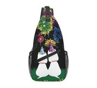 Migpkd Sac à bandoulière décontracté pour homme et femme - Léger - Pour voyage, randonnée, gym