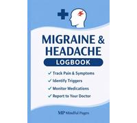 Migraine & headache logbook: A daily migraine tracker & headache diary to monitor symptoms, identify triggers, track medications and share clear reports with your doctor