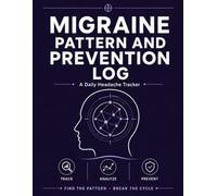 Migraine Pattern and Prevention Log: A Daily Headache Tracker to Identify Triggers, Record Symptoms, Aura, Pain Levels, and Relief - with Episode Timeline, Severity Chart, and Monthly Pattern Overview