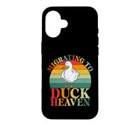Migration vers Duck Heaven Duck Coque pour iPhone 16