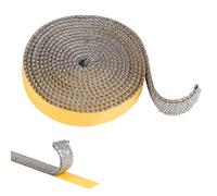 MIGUBIGU 1 Pièce Joint Insert Cheminée 3 mm x 20 mm x 2.5 m, Joint Poele a Bois, Joint en Fibre de Verre Résistante 600°, Joint Réfractaire pour Poele a Bois, Cheminée, Chaleur