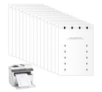 MIGUBIGU 15PCS Papier Nettoyage Imprimante 28.5 x 21 cm Réutilisable | Élimine Poussière et Toner, Prévient Bandes et Bourrages, Feuilles Nettoyage Imprimante Compatibles Laser, Jet d'Encr