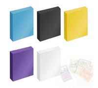 MIGUBIGU 500 Pcs Card Sleeves 66 x 91mm, 5 Couleurs Protection Protege Carte, Dimensioni Adatte Alla Carta e Materiale Plastico Resistente pour les Cartes à Collectionner
