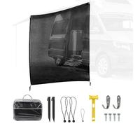 MIGUBIGU Auvent Caravane Universelle 2.1 x 2.5 m, Store Banne Camping Car Exterieur, Paroi Latérale Store Camping Car, Protection Contre Les UV, Imperméable, Protection de la Vie Privée
