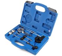 MIGUBIGU Jeu de 9 Pièces Kit Calage Distribution Compatible avec VW Audi Seat Skoda 1.6 2.0 TDI CR, Pige de Calage Distribution, Outil de Réglage du Moteur avec Boîte