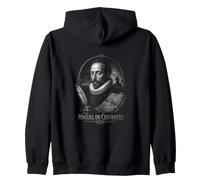 Miguel De Cervantes Littéraire Legacy for Readers Sweat à Capuche