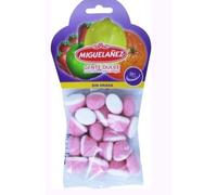 MigueLañez Gommes Besos Bisous, Bonbons Gélifiés Forme de Baiser Goût Fruité, Sachet 150g, Pack de 3