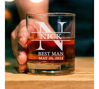 miguha Verres À Whisky Avec Texte Personnalisé, Verre À Whisky Personnalisé, Cadeau De Whisky, Cadeaux De Whisky For Hommes, Mari, Père, Nom Personnalisé Sur Ordonnance, Verre À Whisky