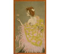 MiguOo Affiches et impressions Moderne Art Poster Peinture classique Conception pour l'affiche Syphilis de Ramon Casas I Carbo pour la décoration de bureau 60x90cm