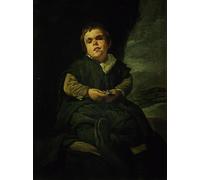 MiguOo Affiches et impressions Moderne Art Poster Peinture classique Le nain de cour de Diego Velazquez Le nain de cour de Diego Velazquez pour la décoration de bureau 60x90cm