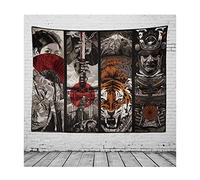 MIGUOR Tapisserie japonaise multi-éléments pour décoration de dortoir, décoration de chambre à coucher, toile de fond murale (FSA-1, 150 x 198 cm)