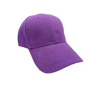 MIGURA Casquette violette pour homme et femme, lisse, réglable, baseball, course à pied, sport, randonnée, visière violette été et hiver style vintage décontracté pour adultes, violet , Taille Unique