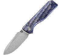 Miguron Knives Vane II - 3.25" Satin M390 Blade Lightning Strike Finish Titanium MGR622ARB