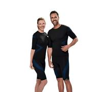 Miha Bodytec Original XS - XXL EMS Training sous-vêtements ensemble pantalon t-shirt génération 2019, Noir , S