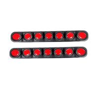 Mihauuke Autocollants Réfléchissants pour Pare-Chocs de Voiture - 2 Pièces Protège-Chocs Pliable | Autocollants Réfléchissants D'Avertissement,Pour SUV Camion Voiture Moto Carrosserie Arrière