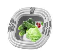 Mihauuke Bassin Pliab,Cuve Économisant l'Espace | Bac à Linge Portabpour Lavage des Vêtements, l'Utilisation en Salde Bain, Nettoyage des Fruits et Bassin pour Pieds avec Gain de