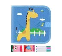 Mihauuke Carnet de croquis effaçable pour - Tapis de griffonnage lavable - Design réutilisable - Livre de gribouillage portable pour anniversaire