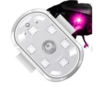 Mihauuke Feux Stroboscopiques Pour Voiture - Sans Fil 8 Couleurs Accessoires pour Véhicules,Lumières Clignotantes Anti-Collision Tactiles - Pour Drone, Motocyclette, Vélo, Bateau RC, Scooter, Camion,