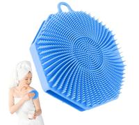 Mihauuke Gommage en Silicone, Brosse Nettoyante Pour La Peau Portable, Gommage Réutilisable Doux Pour La Peau, Brosse En Silicone Double Face Pour Voyage Spa
