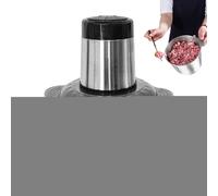 Mihauuke Hachoir À Viande | Hachoir Électrique Légumes,Robot Cuiseur Multifonction 2L Compact En Acier Inoxydable Pour Préparation Repas Hachage Oignons Burgers Découpe Cuisine