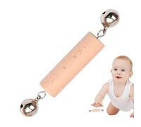 Mihauuke Hochet en Bois | Disques imbriqués Jouets en Bois pour bébé pour entraînement Grip | Jouet de développement pour Tout-Petits pour 0 à 3 Tout-Petits, Saisie Naturelle des Doigts