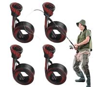 Mihauuke Housses pour Canne à Pêche, Protecteur en Maille, Protection Élastique Renforcée pour Rangement Transport Pont Plage Lac Garage Quai Surf Rivière Kayak Bateau Berg