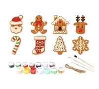 Mihauuke Kit Créatif de Noël Avec Peinture et Pinceaux - Ornements Artisanaux pour Sapin de Noël - Décors Automobile Pour - Salle de Classe Anniversaire Chambre