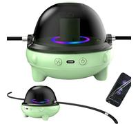 Mihauuke Machine Électrique de Corde à Sauter | Compteur intelligent de sauts avec musique,Machine à corde à sauter intelligente sans fil avec télécommande 10 vitesses ajustable pour salle de sport,