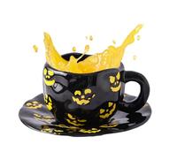 Mihauuke Mugs Halloween pour | Tasse Céramique Familiale 32cl | Contenant Café Chaud pour Études Cadeau Professeurs Collectionneurs | Bureau Hôtel Restaurant Salle à Manger Fêtes Automnales