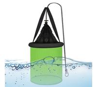Mihauuke Nasse De Pêche Pliante - Épuisette Pliante pour Prises Vivantes | Cage Organisation Multifonction pour Pêche Hommes Femmes Famille Amis