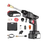 Mihauuke Nettoyeur Haute Pression Portable - Nettoyeur Haute Pression Portable - Outil D'arrosage Réglable avec Accessoires pour Jardin Extérieur Maison Et Voiture