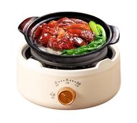 Mihauuke Petite Cuisinière Électrique - Chauffante Électrique | Chauffe-Café Et Bouilloire À Thé Avec Contrôle Ajustable Pour Cuisine Voyage Fête Camping Pique-Nique Dortoir Hôtel Maison