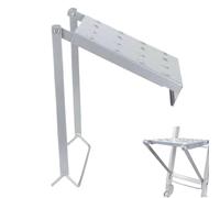 Mihauuke Plateau De Travail pour Échelle | Accessoire Plateau de Travail pour Échelle - Attache Extension Stable en Acier Inoxydable pour Tâches en Hauteur Maison Cuisine