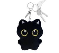 Mihauuke Porte-Clefs Peluche Chat - Jouet en Peluche pour Clé Charmant,Breloque Décorative Jouet pour Sac à Dos Sac à Main Clés de Voiture