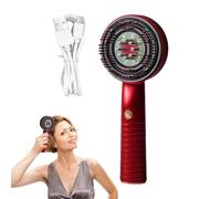 Mihauuke Stimulateur Cuir Chevelu Pousse Cheveux,Applicateur Distributeur D'Huile Pour Cheveux - Brosse Vibrante Imperméable Rechargeable pour Soins Personnels Beauté Maison Voyage