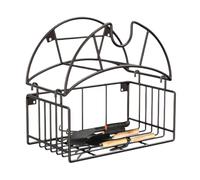 Mihauuke Support de Tuyau Mural - Support Solide Pour Tuyau,Rangement Métallique Robuste Pour D'Eau Et Câbles D'Extension En Extérieur Garage Piscine Jardin