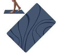 Mihauuke Tapis de Bain, Tapis De Bain pour Baignoire Antidérapant, Séchage Rapide Lavable Absorbant Décoration Maison pour Appartement Cuisine Entrée Sol Style Campagne