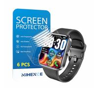 MIHENCE Lot de 6 films de protection d'écran compatibles avec montre connectée Tozo S4 - Couverture complète HD - En TPU - Compatible avec montre connectée TOZO S4 1,7"