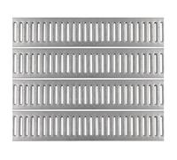 Mihimo Design Grille de Caniveau 4m Acier Galvanisé A15