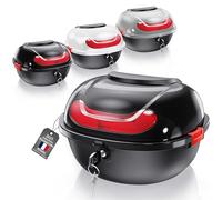 Mihoho Top Case Universel pour Scooter Moto Quad Buggy | Coffre à Casque | Coffre à Porte-Bagages | Coffre à Casque | Coffre à Porte-Bagages (Noir)