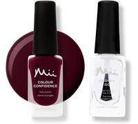 Mii Cosmétique Paint + Protect Vernis À Ongles Et Top Coat Duo Coffret Cadeau Deep Slumber