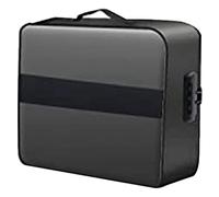 Miiauflskld Sac à Documents avec Serrure - Organisateur de Documents Importants Ignifuge à L'éPreuve de L'Humidité à 3 Couches de 15 X 11 Pouces (Noir)