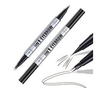 Miicro Brow Crayon à sourcils étanche à double extrémité Idéal pour créer des sourcils parfaits, le remplissage, la pointe fine et les cheveux naturels