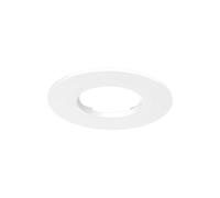 Miidex Lighting Collerette Basse Luminance Inclinable 20° IP20 Ø82mm Noir Rond