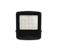 Miidex Lighting Projecteur LED Asymétrique AC220-240V 150W 18000lm 40x90° Étanche IP65 IK06 420x222mm - Blanc Chaud 3000K
